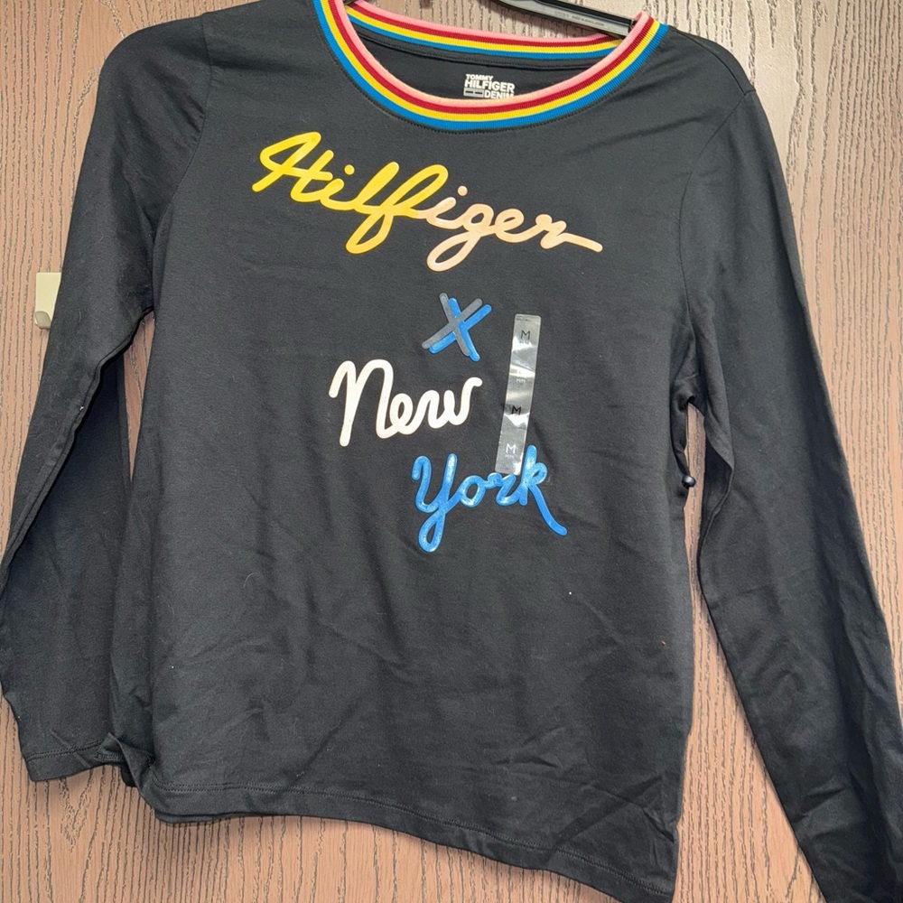 Women’s Tommy Hilfiger Black Long Sleeve Shirt